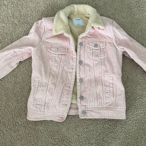 Womens Sherpa lined corduroy jacket